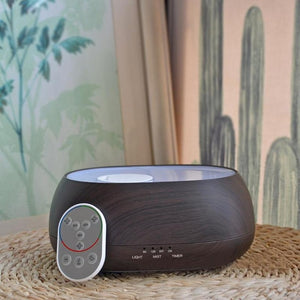 Aroma Essential Oil Diffuser Humidifier Ocean Mist with Wood Grain and Beau